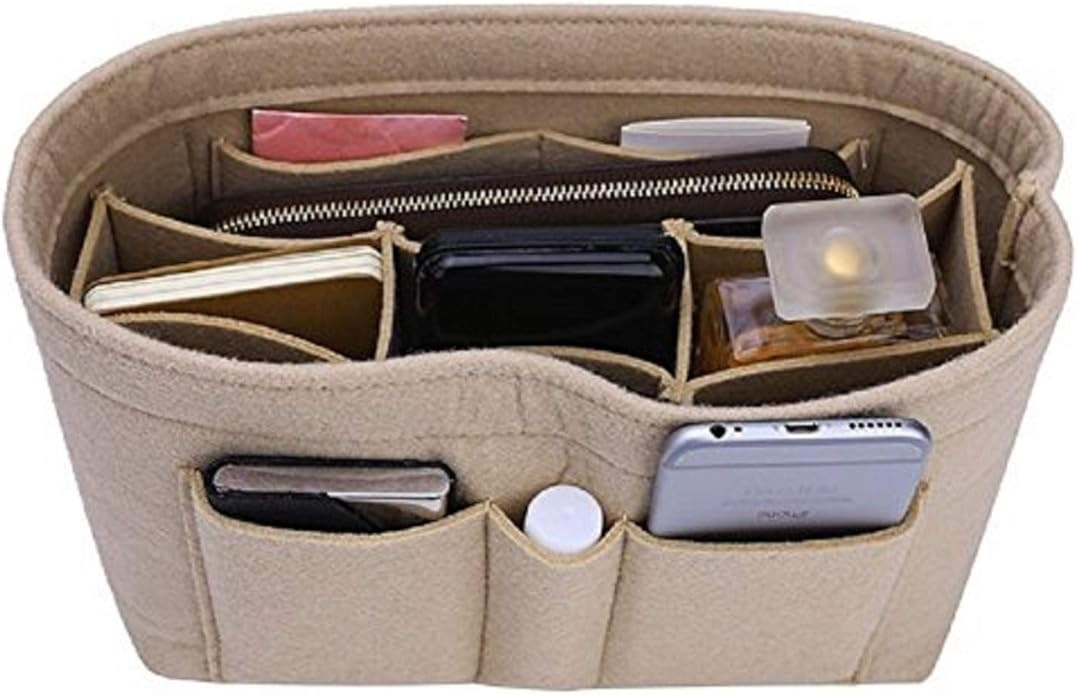 Felt Insert Bag Organizer Bag In Bag For Handbag Purse Organizer, 13 Colors, 3 Size | Amazon (US)