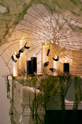 Flameless Black Wax Pillar Candle | Anthropologie (US)