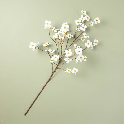 28" Faux White Dogwood Flower Stem - Hearth & Hand™ with Magnolia | Target