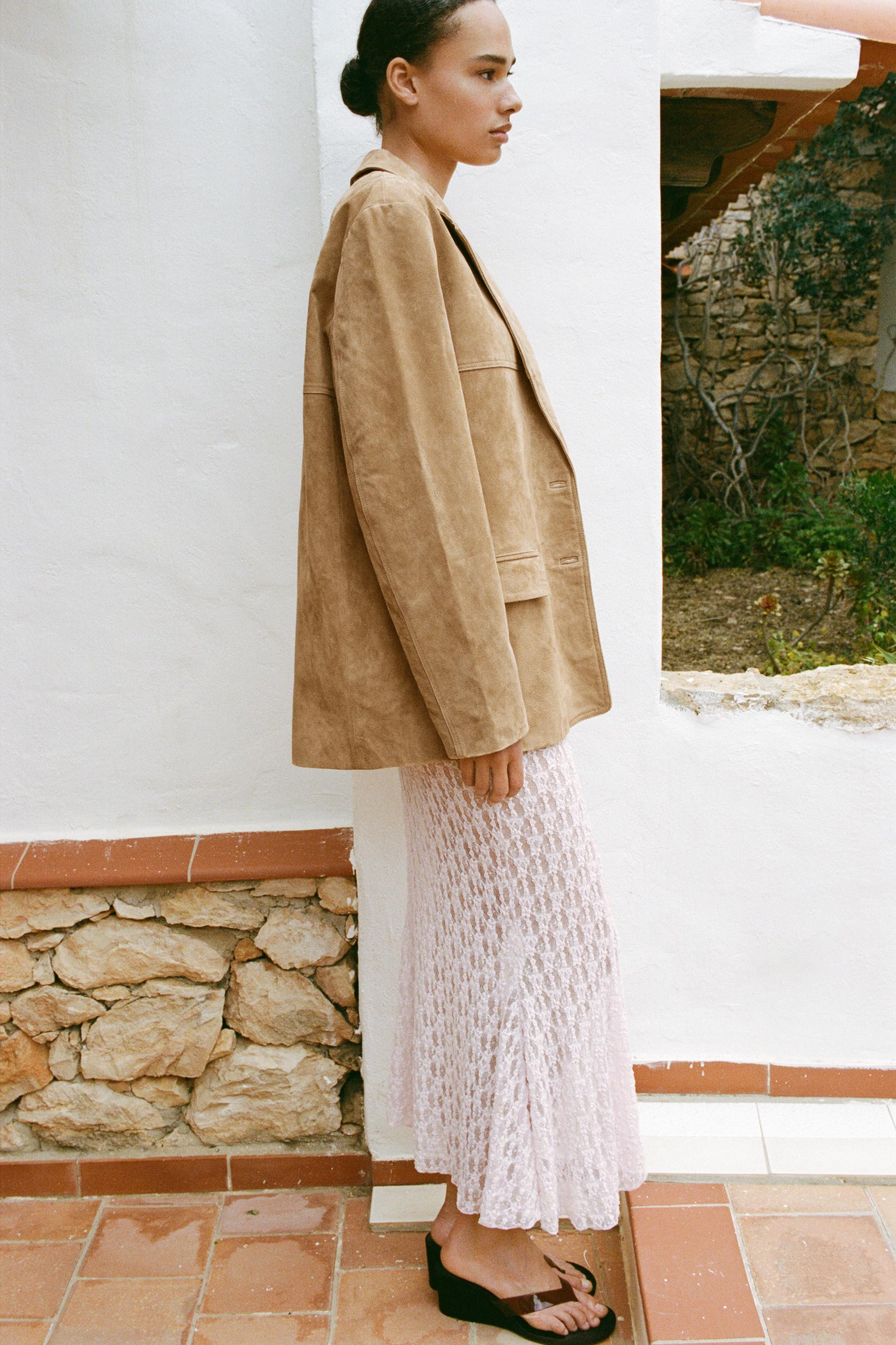 100% SUEDE BLAZER | Zara US