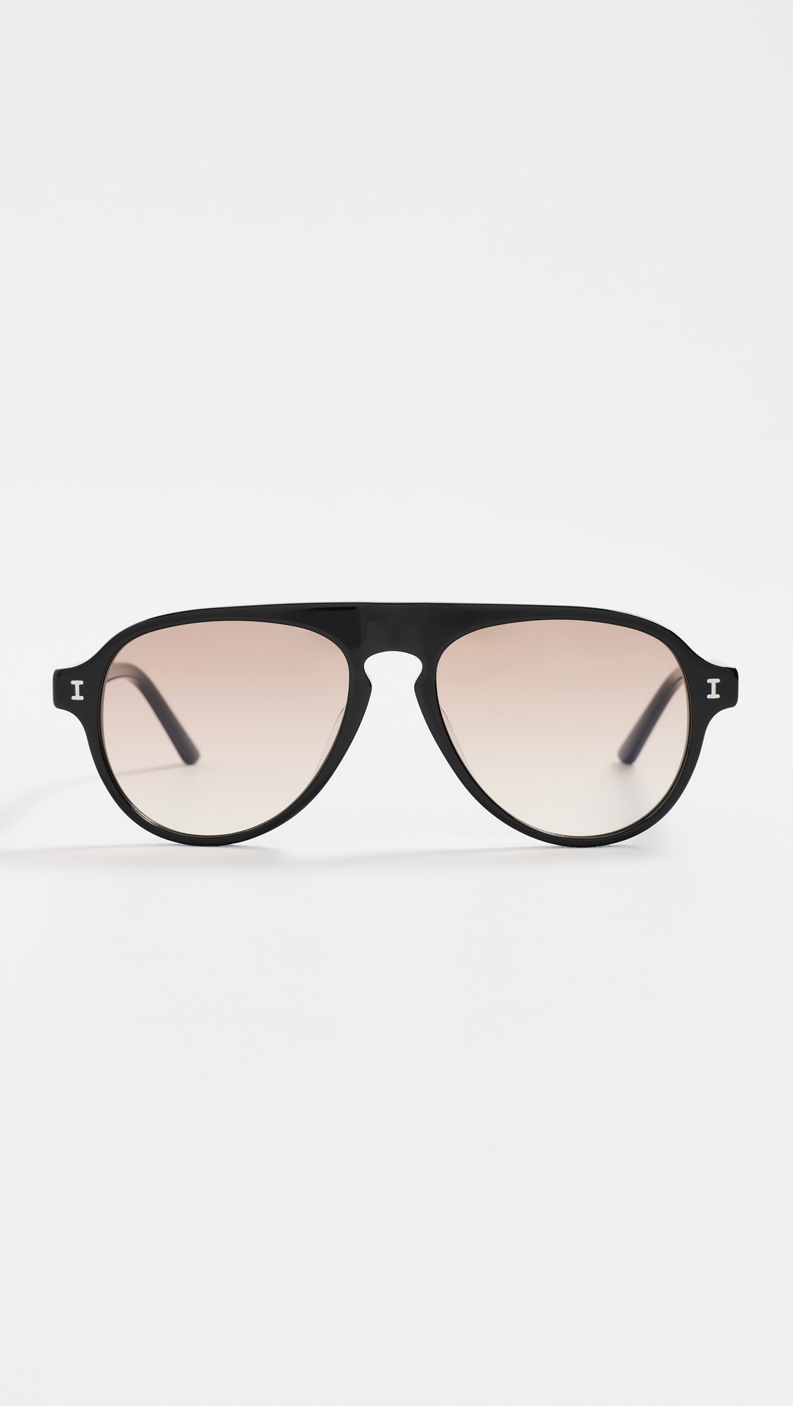 Illesteva Vanderbilt Sunglasses Black w/ Taupe One Size | Shopbop