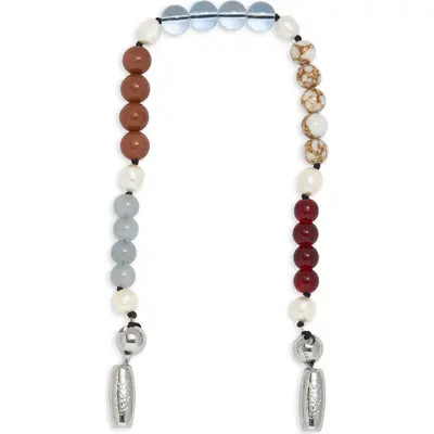 ossa African Opal & Pearl Wrist Strap for iPhone Case in African Opal And Pearl at Nordstrom | Nordstrom
