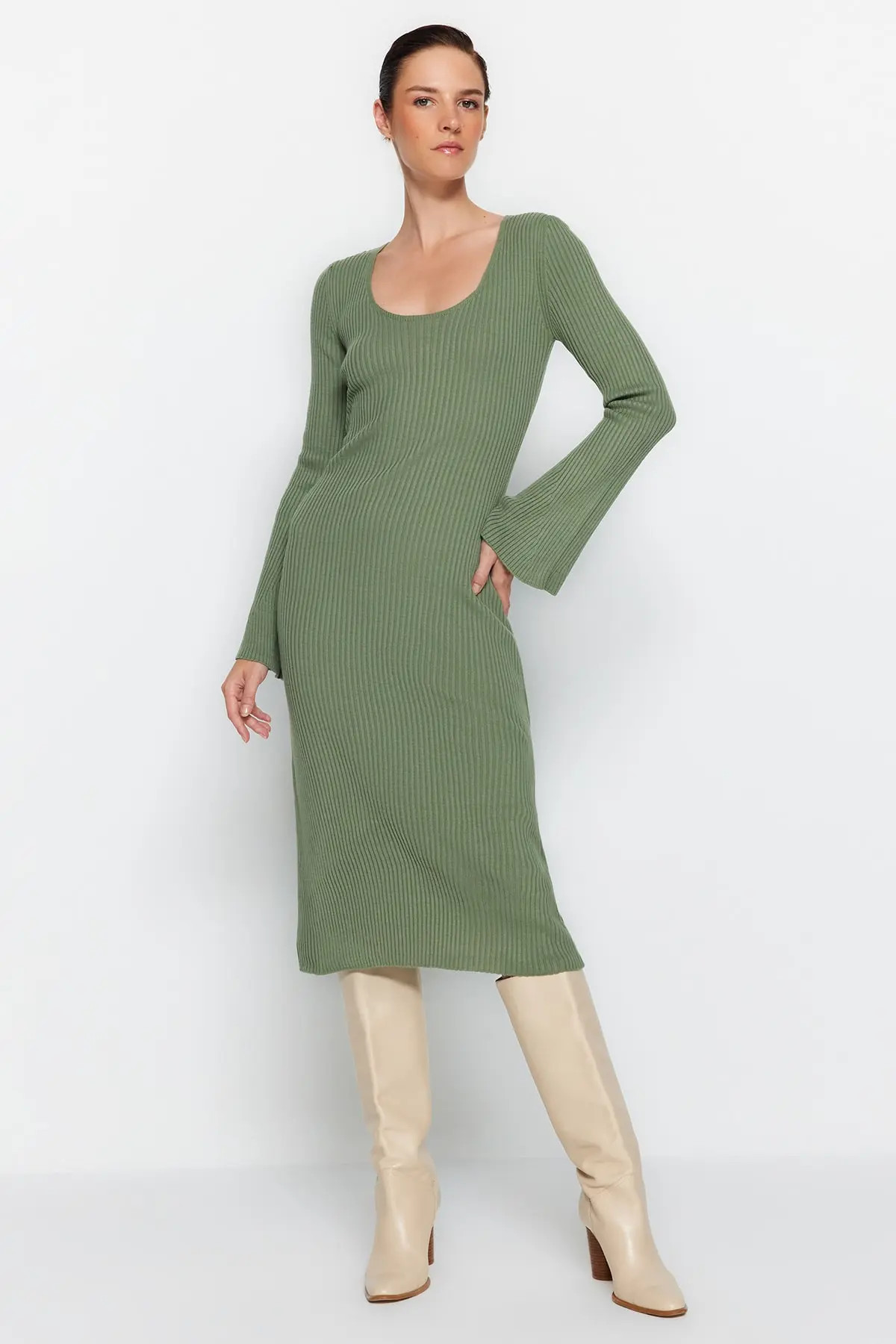 Trendyol Collection Kleid - Khaki - A-Linie | Trendyol DE