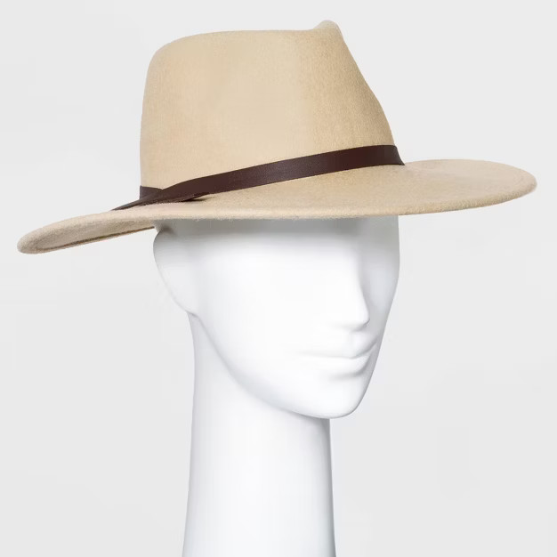Women's Wide Brim Felt Fedora Hat - Universal Thread™ | Target