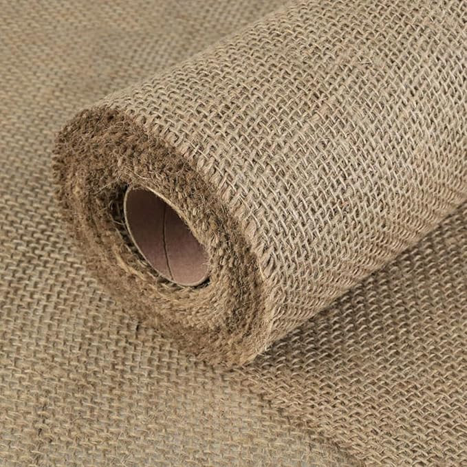 Tecido Tela Juta Natural e Colorida Com Fio Dourado Para Decoração e Artesanato (Natural, 2,00m... | Amazon (BR)