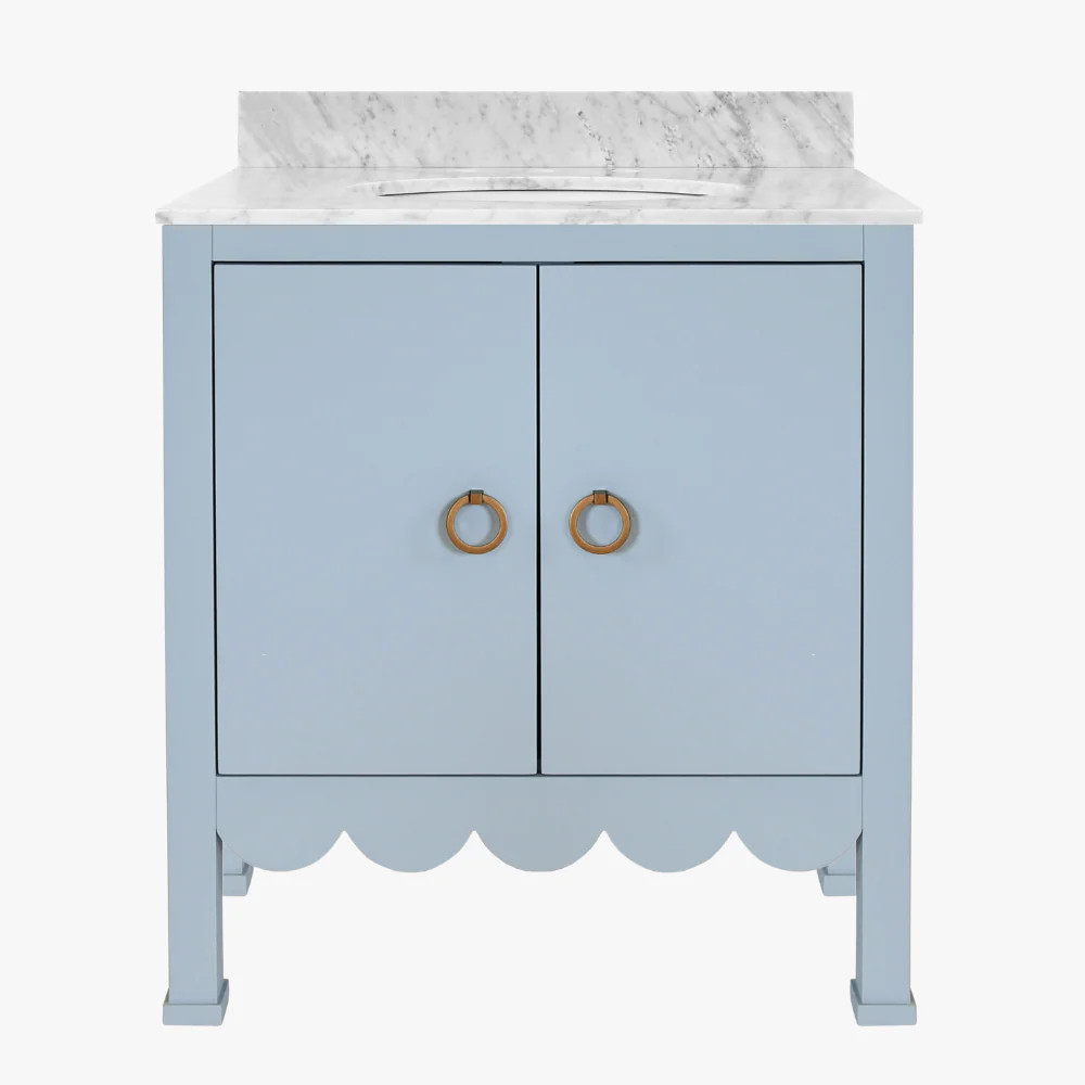 Margate Light Blue Vanity | Dear Keaton