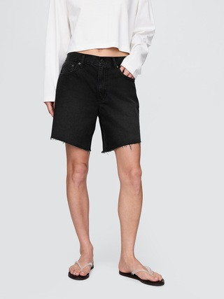 8" Mid Rise '90s Loose Denim Bermuda Shorts | Gap (CA)