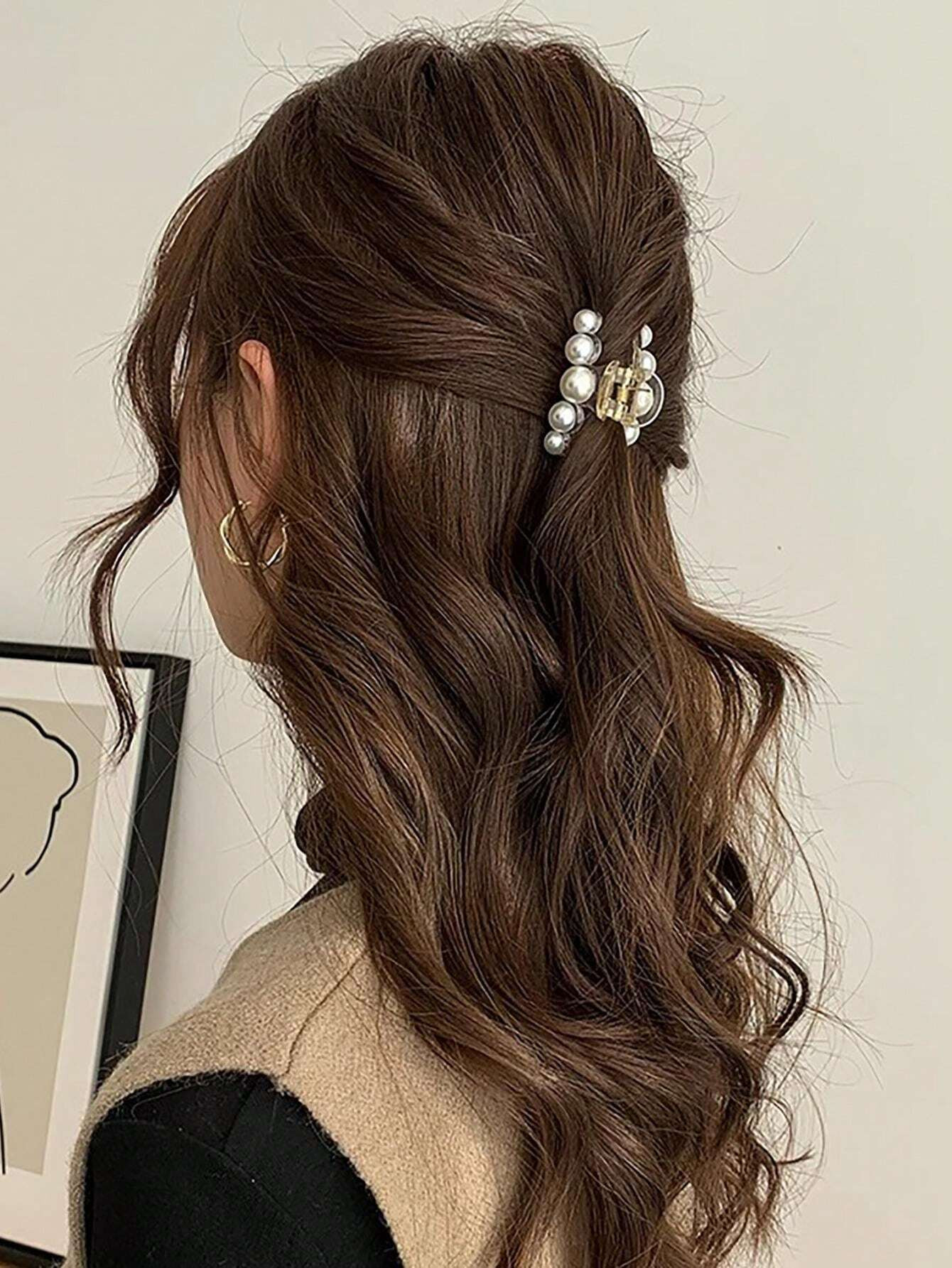 1pc Hair Clip For Top, Half-Up, Or Bangs, Delicate And Small, Suitable For Hair At The Back Of Th... | SHEIN