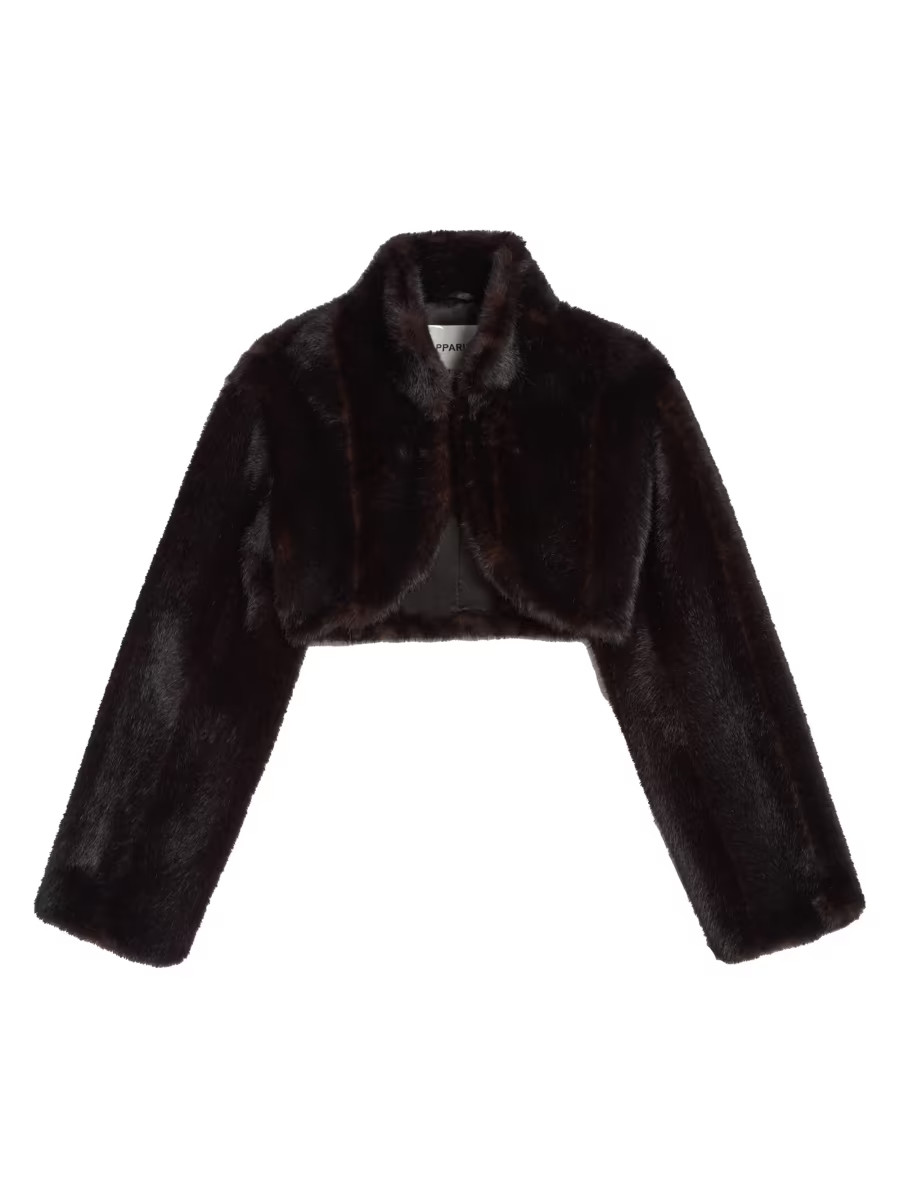 Odette Faux Fur Crop Bolero | Saks Fifth Avenue
