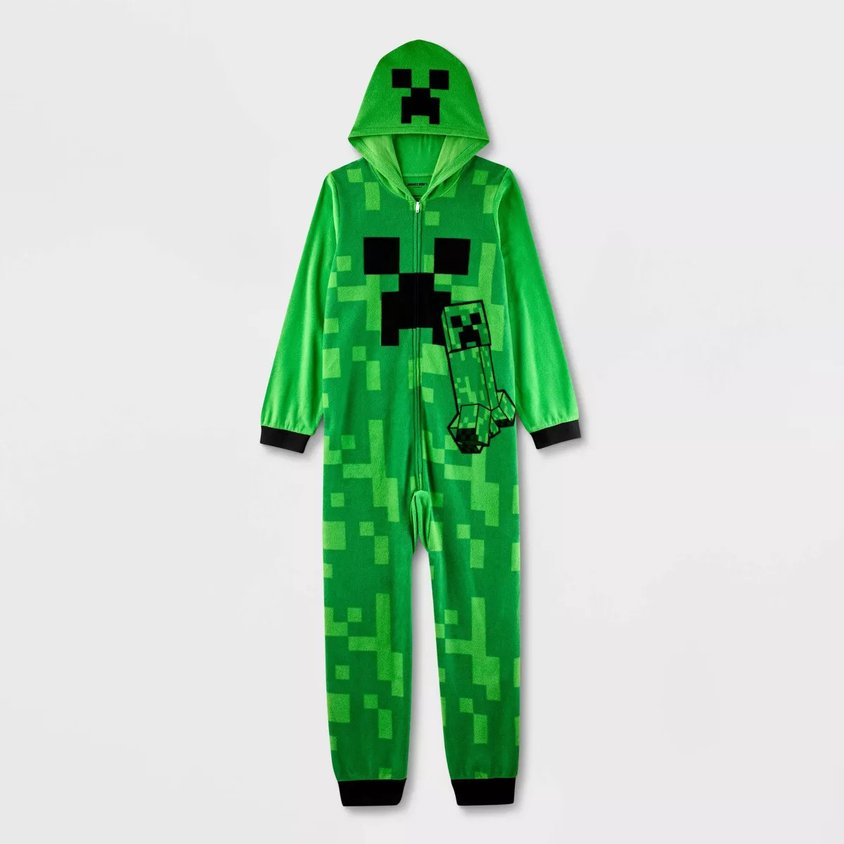 Boys' Minecraft Creeper Union Suit - Green S | Target