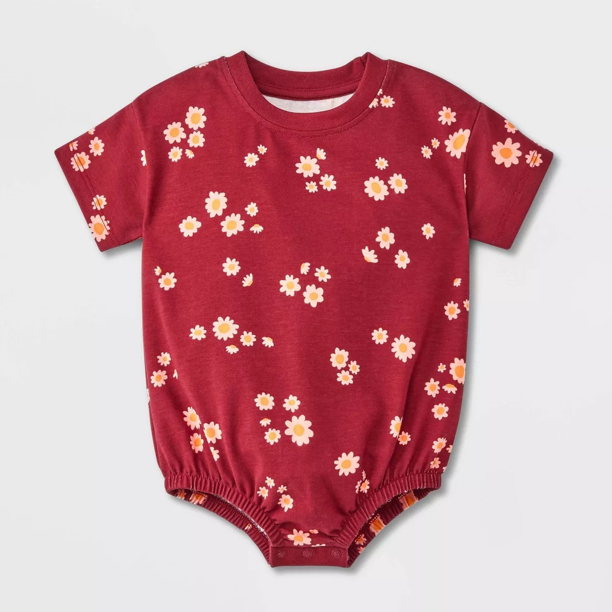 Baby Floral Jumpsuit - Cat & Jack™ Red | Target