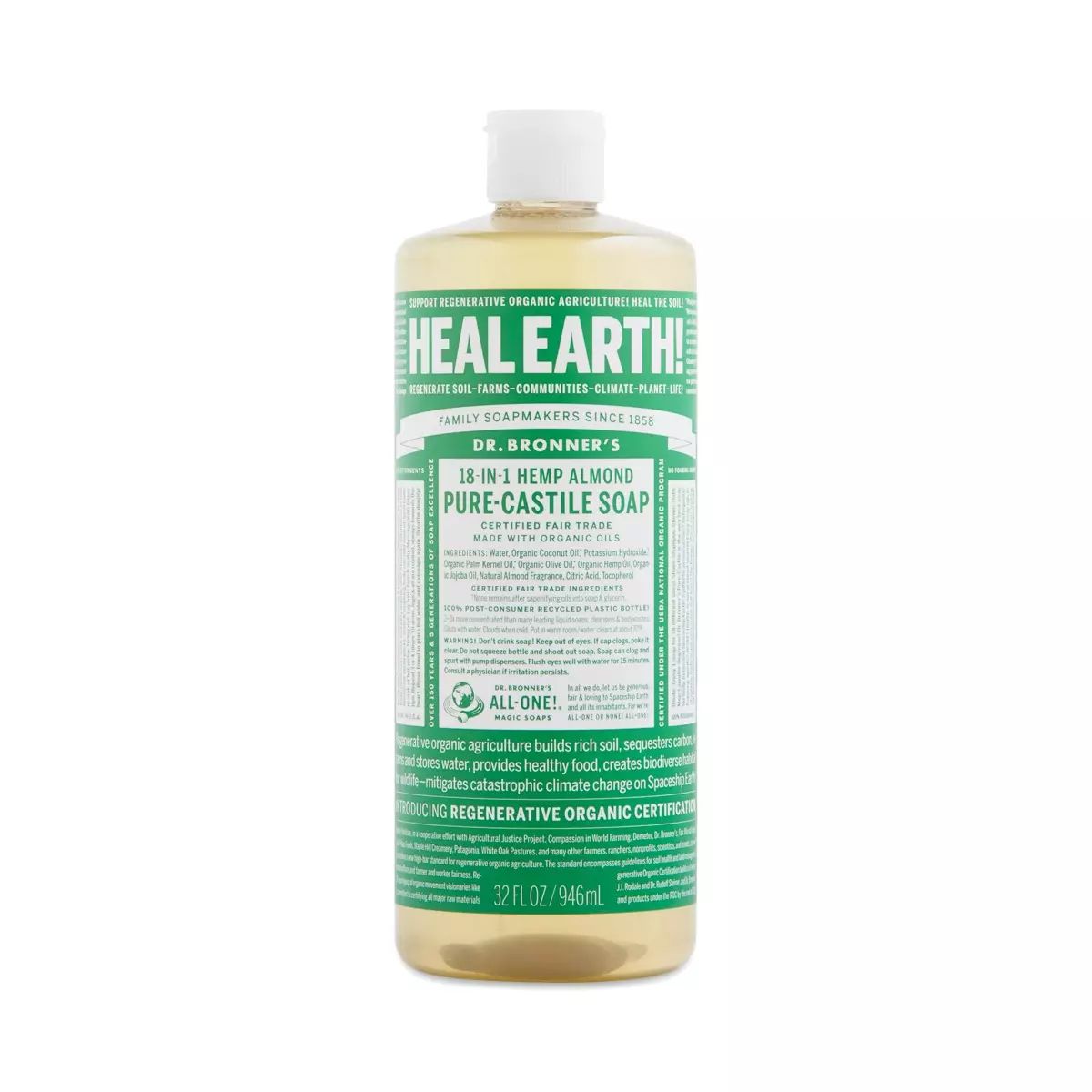 Organic Almond Liquid Castile Soap | Thrive Market