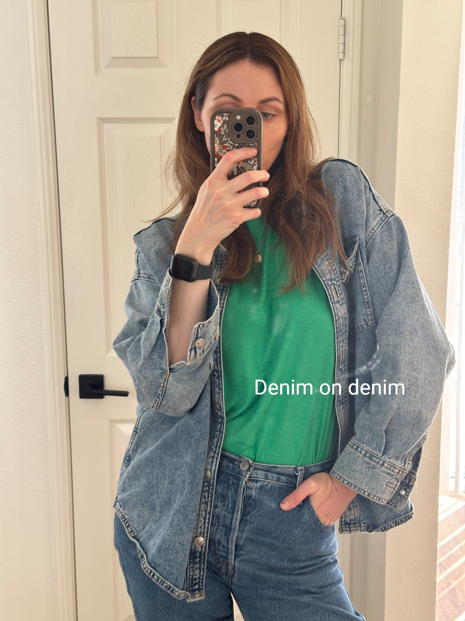 Denim on denim might be my favorite combo and I hope it never goes out of style

#LTKStyleTip #LTKFindsUnder50 #LTKOver40