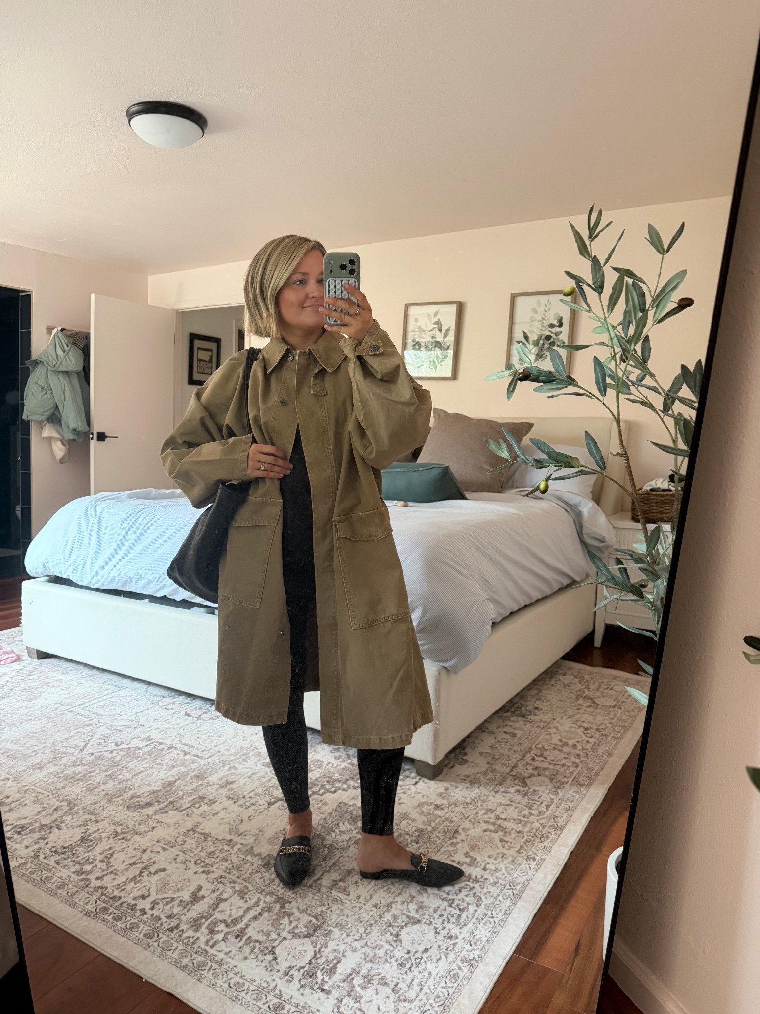 casual alring fit with trench coat! Coat is on my shop my! Size down 

#LTKootd #LTKgrwm #LTKPetite
