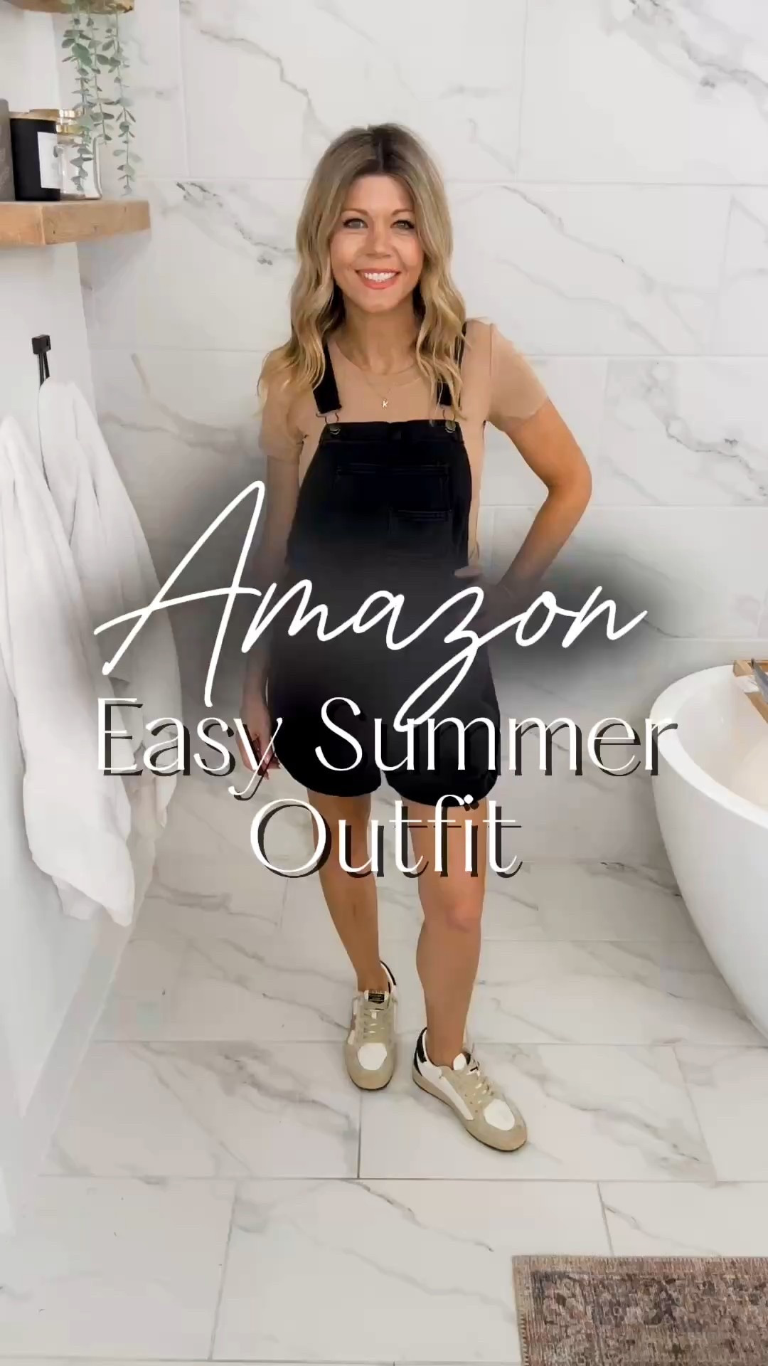 Effortless summer vibes ☀️ Just throw on overalls, a comfy tee, and sneakers—and you’re out the door! #EasyOutfit #MomStyleMadeSimple #SummerOOTD #CasualAndCute

#LTKPetite #LTKStyleTip #LTKFindsUnder50