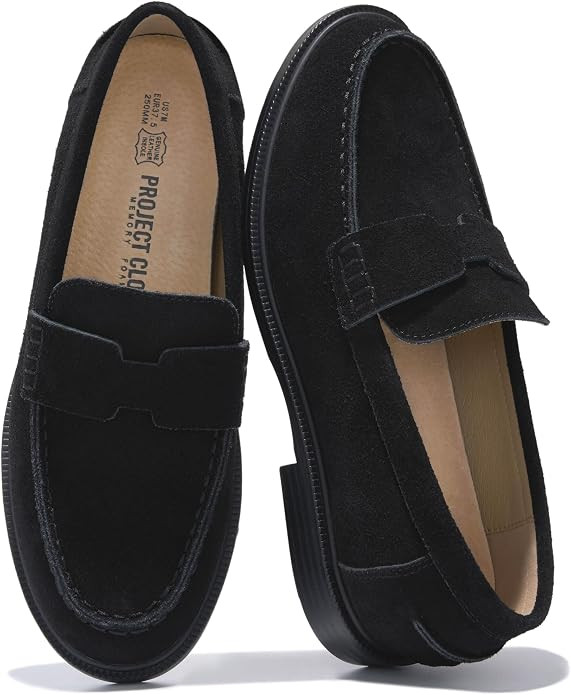 Project Cloud 100% Genuine Leather Loafers for Women - Slip On Womens Shoes | Amazon (US)