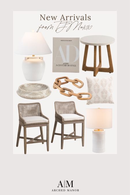 New Arrivals from TJ Maxx

TJ Maxx  neutral tones  neutral  home decor  home finds  decor  bar stools  lamps  side table  pillows  coffee table book  the arched manor  



#LTKSeasonal #LTKHome
