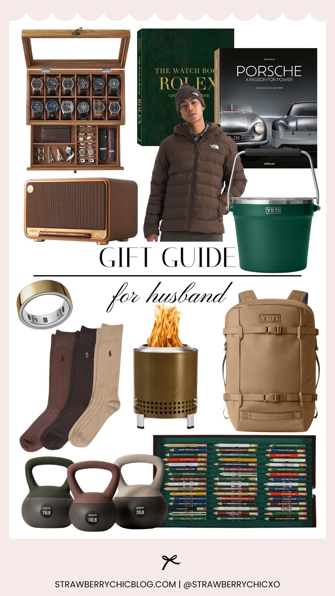 A gift guide for your husband! I put together a wishlist of cool items to get your husband or even your brother. I really love the watch case, Oura ring, and gold pencil wall decor. Plus, you can grab all of these gifts from Amazon! 

#LTKHoliday #LTKGiftGuide #LTKFindsUnder100