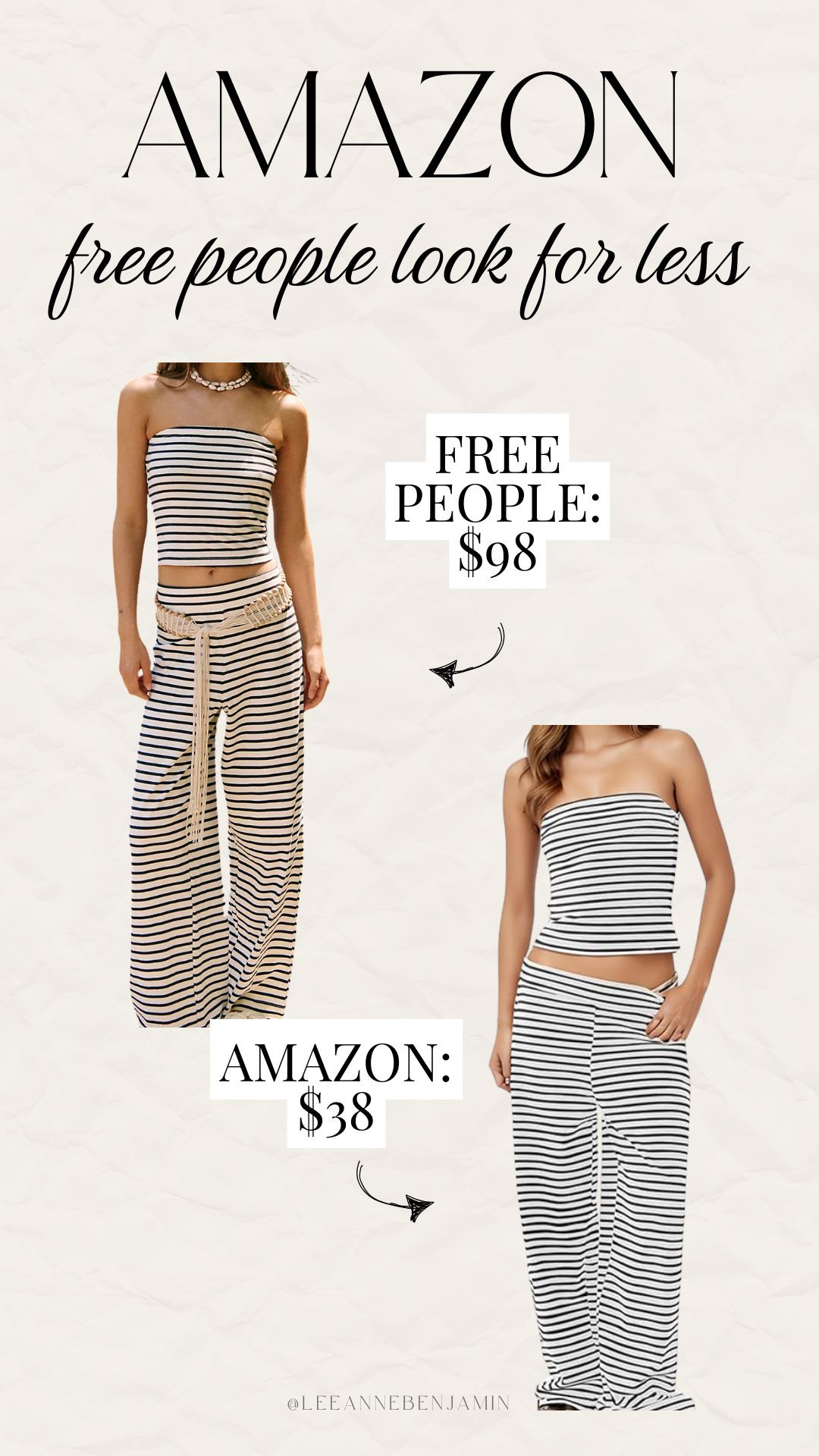Love a good Free People look for less- the cutest set lookalike that comes in many colors!  

 #LTKgrwm #LTKmomlife #LTKTravel