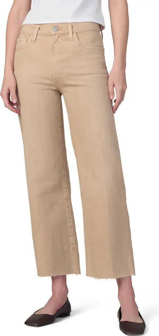 Joe's The Blake Raw Hem High Waist Ankle Wide Leg Jeans | Nordstrom | Nordstrom
