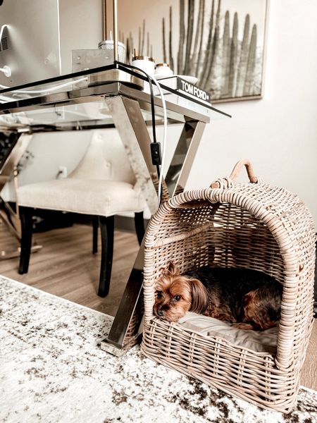 Wicker canopy pet bed. Dog lovers.  Wayfair Finds. Dog beds.

#LTKSeasonal #LTKstyletip #LTKhome