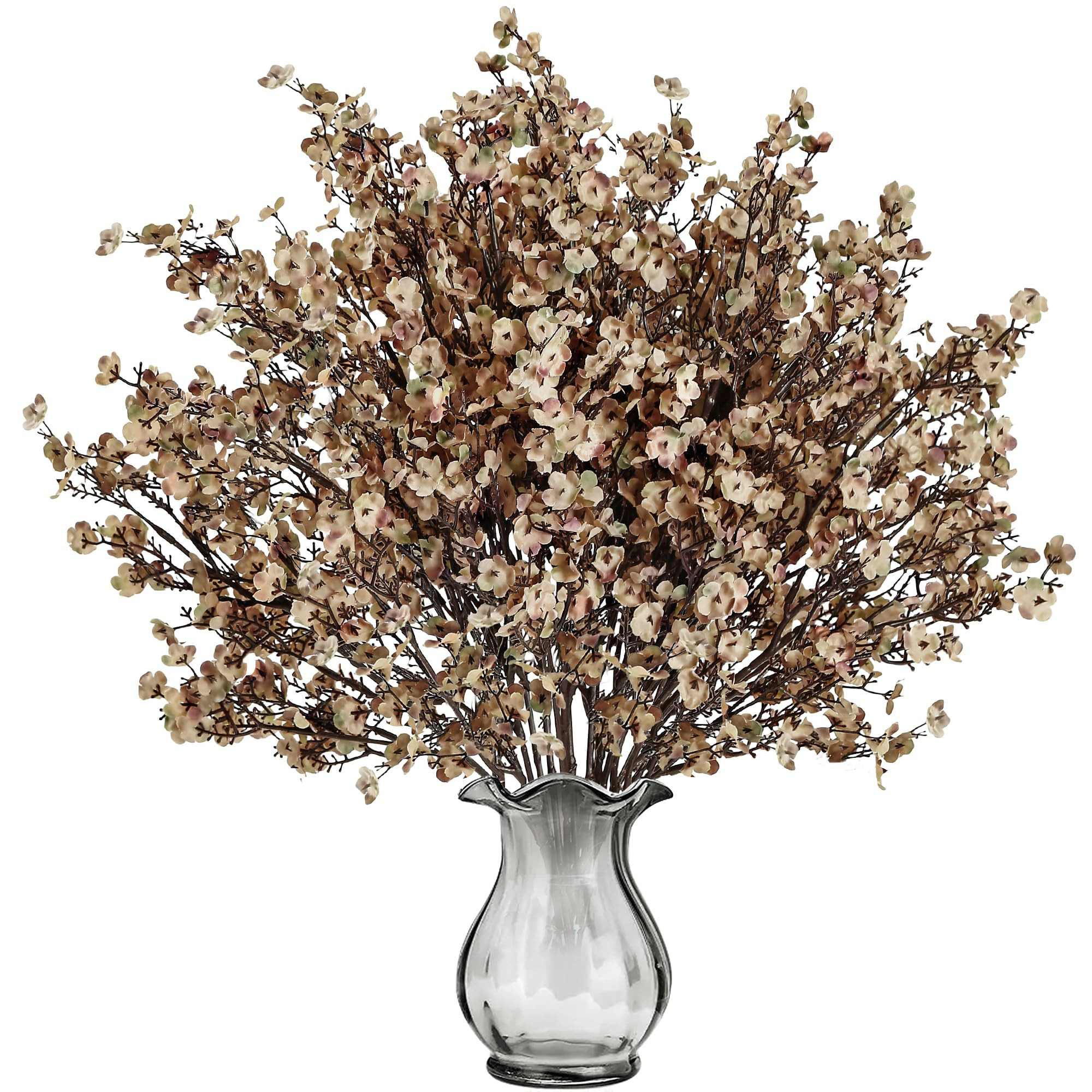 Sggvecsy 15 Pcs Babys Breath Artificial Flowers Gypsophila Bouquets Bulk Real Touch Fake Silk Flo... | Amazon (US)