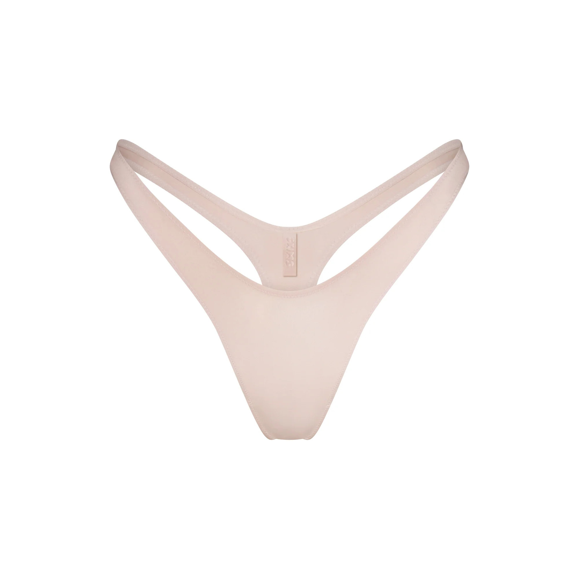 SKIMS Dipped Thong | Pink | XL | Shine Foundations | SKIMS (US)