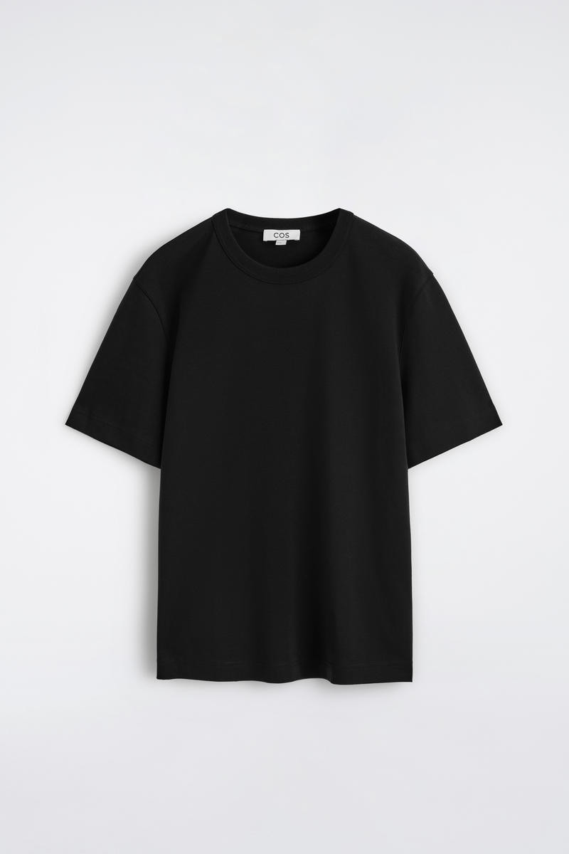 Interlock Cotton Crew-Neck T-Shirt | COS UK