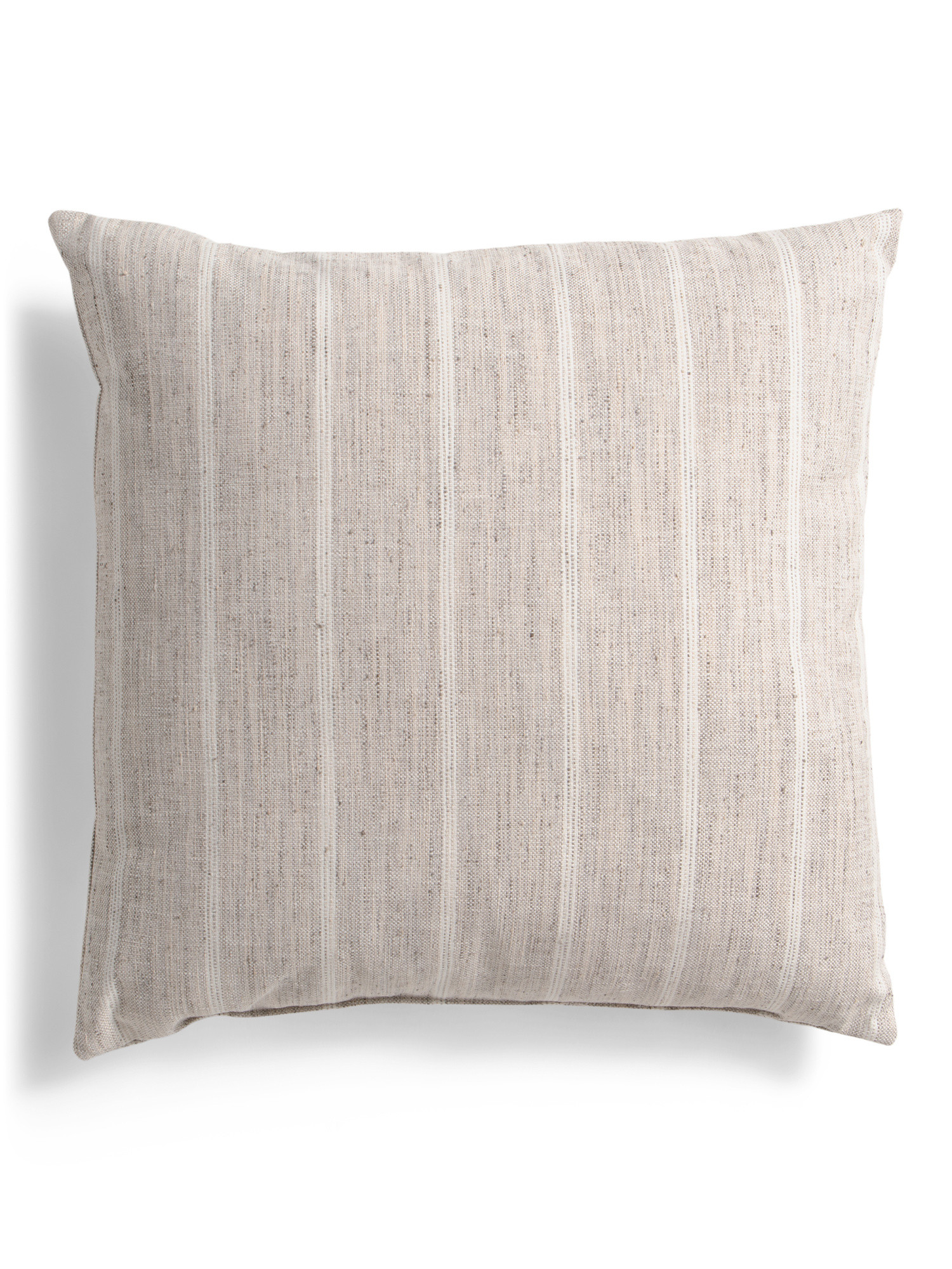 Made In Usa 22x22 Coastal Stripe Oversized Feather Filled Pillow | TJ Maxx