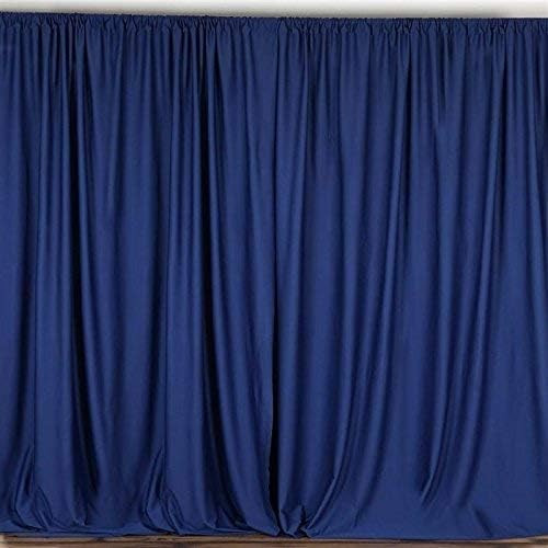 AK TRADING CO. 10 feet x 10 feet Polyester Backdrop Drapes Curtains Panels with Rod Pockets - Wed... | Amazon (US)