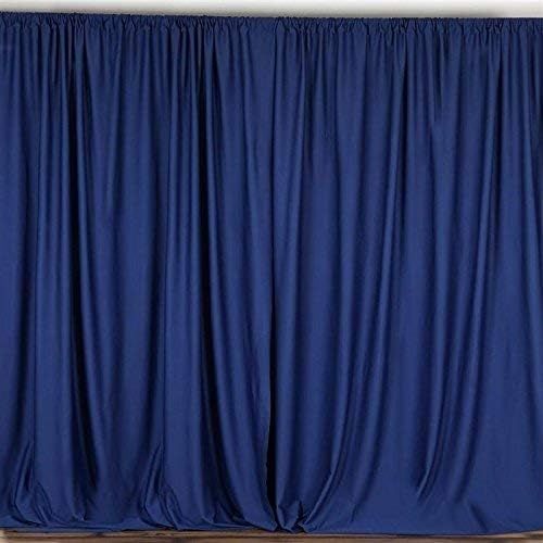 AK TRADING CO. 10 feet x 10 feet Polyester Backdrop Drapes Curtains Panels with Rod Pockets - Wed... | Amazon (US)