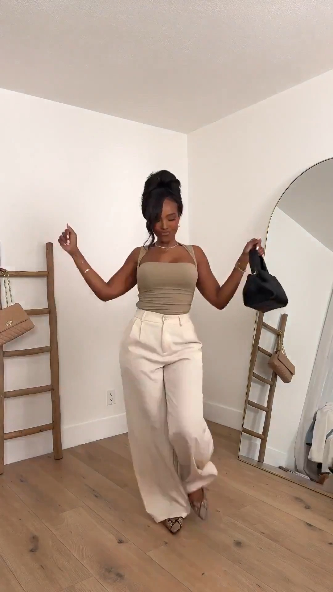 Scroll to shop!! Neutral outfits featuring tailored trousers styled three different ways for effortless everyday looks. 



#LTKgrwm #LTKPetite #LTKootd