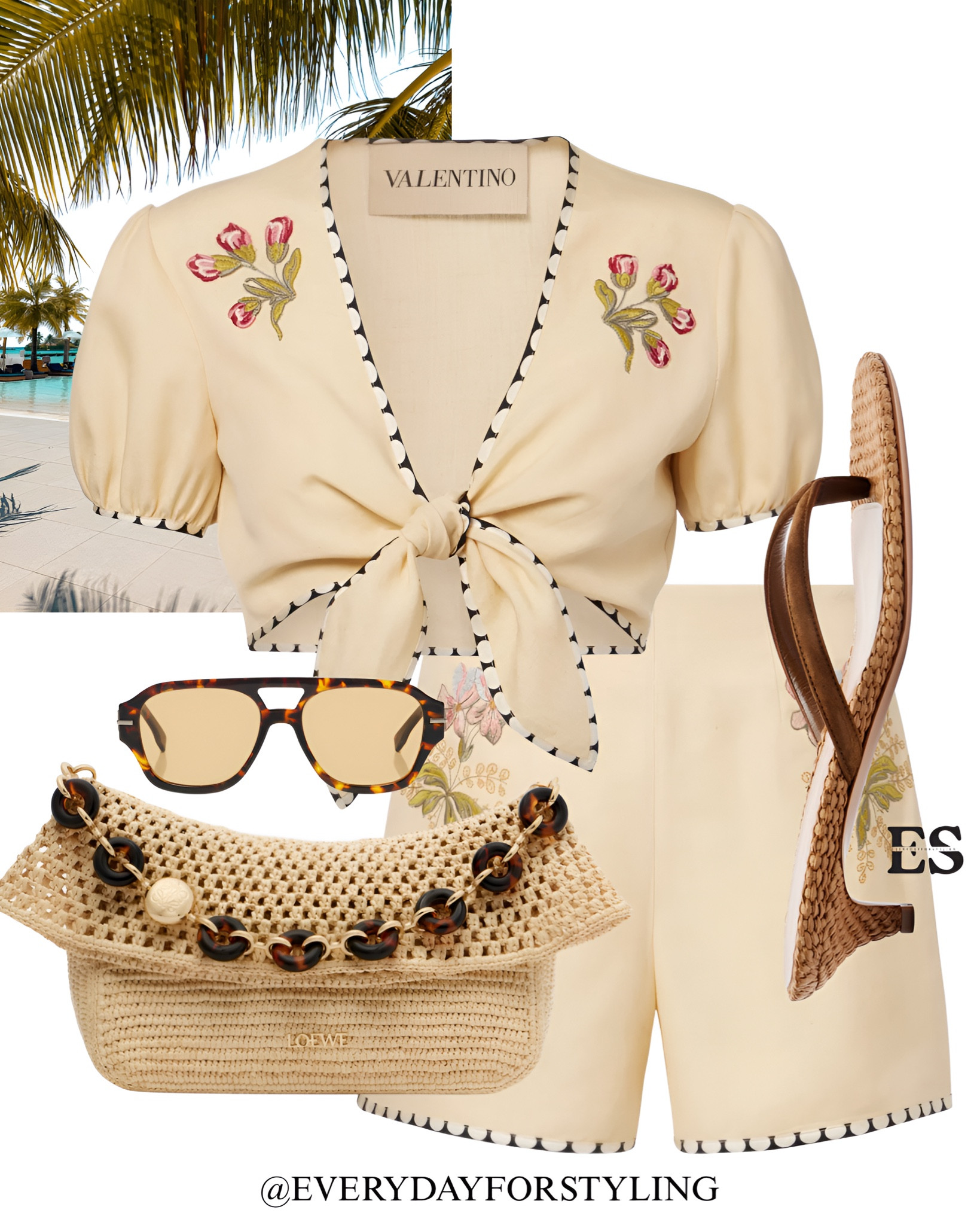 This Valentino set just made every other holiday outfit irrelevant 🌴

Valentino holiday outfit, butter yellow outfit, designer holiday style, luxury resort wear, summer holiday outfits 2025, embroidered co-ord set, butter yellow co-ord, Loewe raffia bag outfit, poolside outfit ideas, chic beach outfit, holiday fashion inspiration, resort wear women, designer summer style, woven slingback heels, luxury holiday wardrobe, summer outfit ideas, vacation outfits women, quiet luxury summer, co-ord set styling, beach to dinner outfit, spring style, summer outfit ideas, parisian fashion, old money style, summer outfits, summer outfit ideas, how to wear, what to wear, ways to style, everydayforstyling 

#ValentinoStyle #LoeweBag #HolidayOutfit #ResortWear #EverydayForStyling​​​​​​​​​​​​​​​​


#LTKTravel #LTKSeasonal #LTKootd