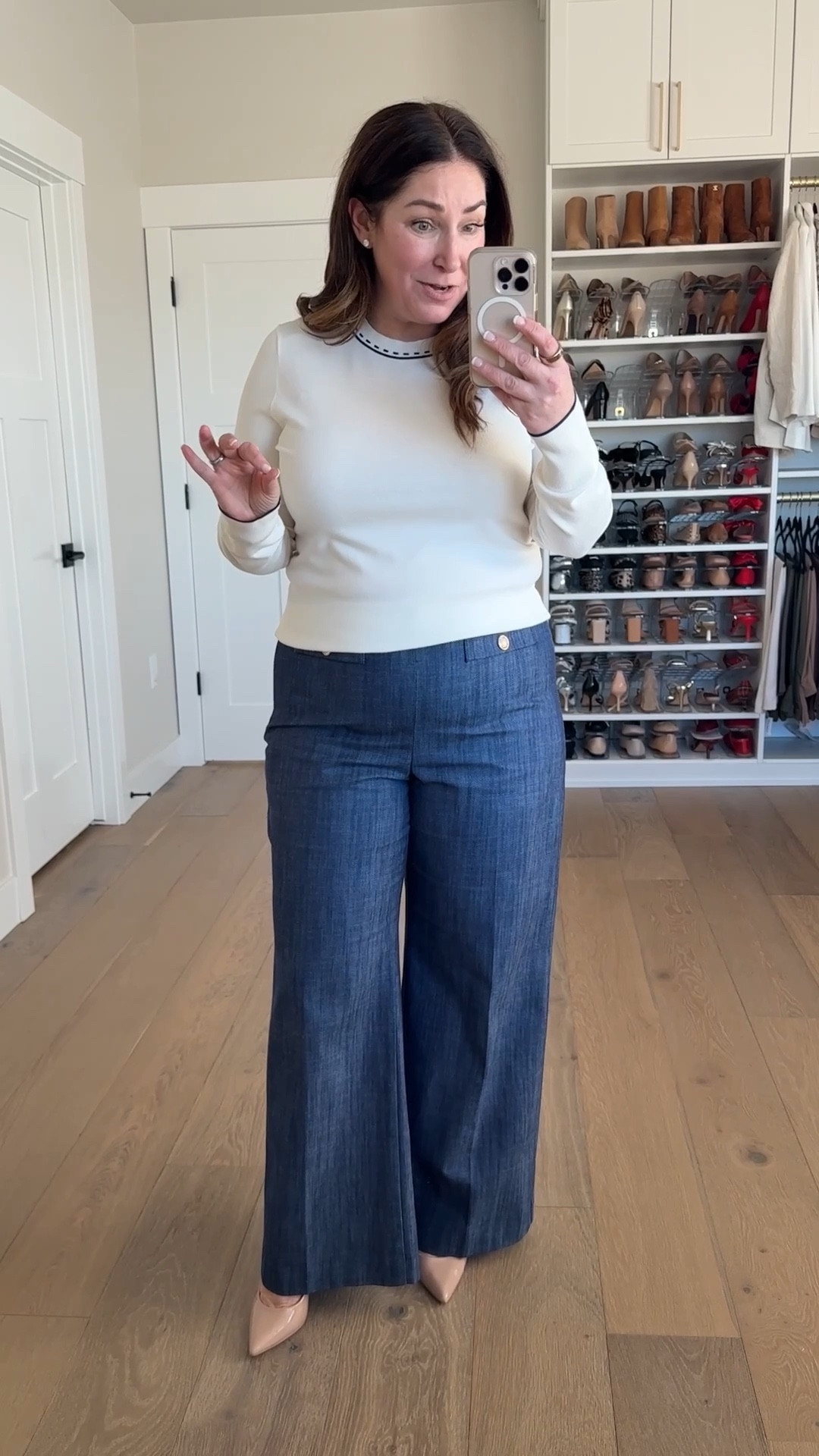 Loft new arrivals for workwear 

40% off pants and 30% off nearly everything else at LOFT! It's a great time to snag some workwear pants for now and spring. I'm wearing 14 in pants and large in tops 

#LTKSaleAlert #LTKWatchNow #LTKMidsize