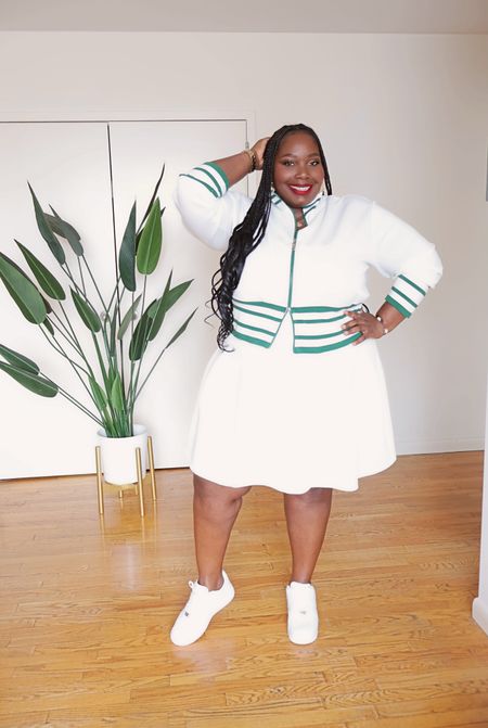 I’m totally into the tennis core trend. I found a few plus size tennis skirts. I loved this set that comes with a matching jacket. Yes plus size girls can rock the trend too. 

#LTKOver40 #LTKPlusSize #LTKMidsize