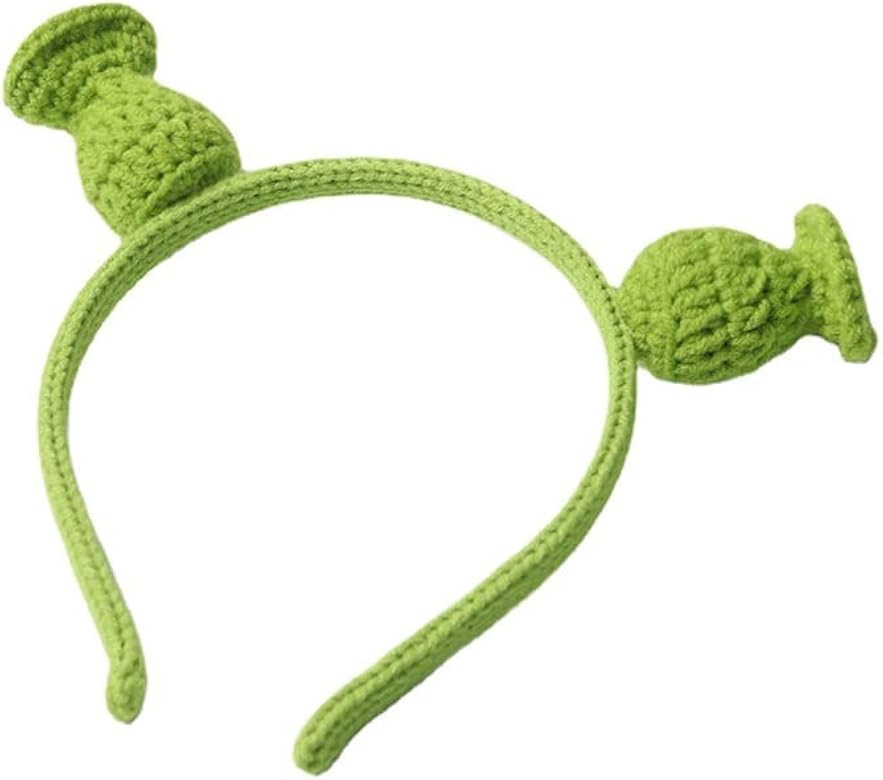 Union Power Shrek Headband with Ears, Cute Dressing Up Ears, Halloween Cosplay Prop Party Theme C... | Amazon (US)