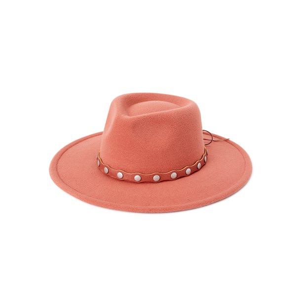 No Boundaries Women's Studded Band Fedora | Walmart (US)