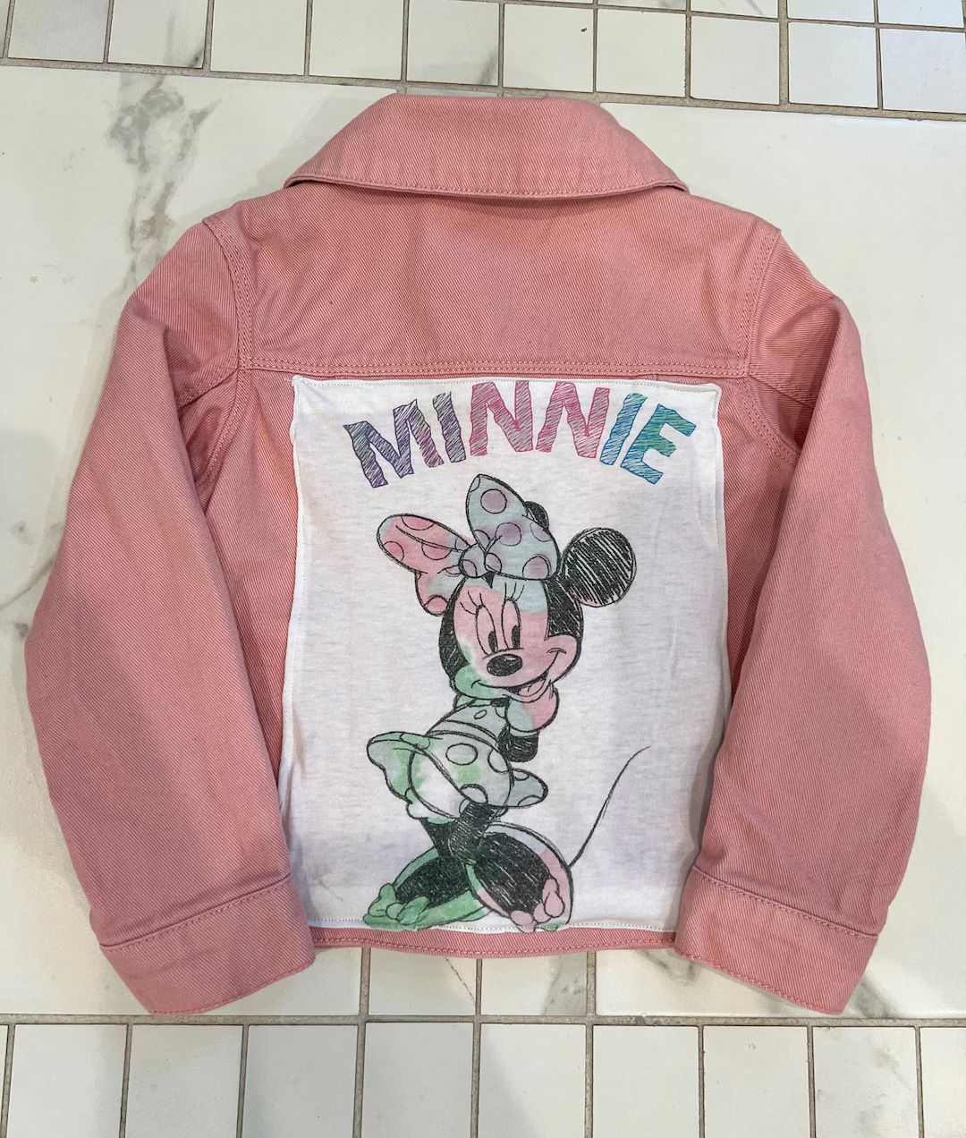 Kids Minnie Mouse Denim Jacket, Disney Denim Jacket, Disney Jacket, Minnie Mouse Jacket, Denim Ja... | Etsy (US)