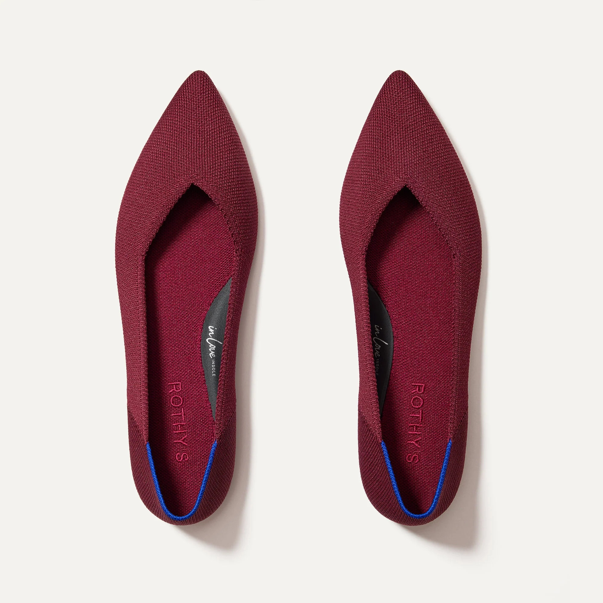The Point II in Cabernet | Women's Flats | Rothy's | Rothy's