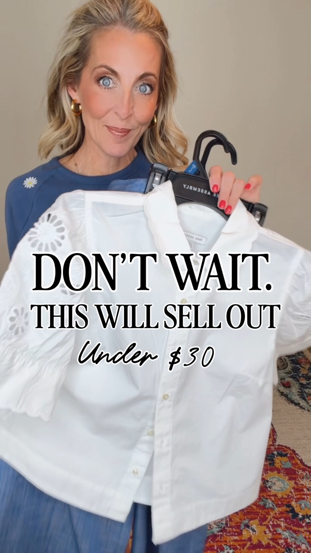 In my “I don’t wanna wait until it sells out to share it” era… 👏🏼 Because Walmart just dropped the cutest spring outfit and I’m not gatekeeping it for one second. COMMENT Walmart for all the details 

These wide leg pants are giving J.Crew coastal chic but they’re ONLY $30 😳 and the fit is SO good. They come in this indigo crosshatch AND a seersucker version and I’m telling you right now… they will not stay in stock long. Plus, this white eyelet puff sleeve top… say no more!! 🙌🏼

XS in pants // small on top 

#LTKdayinmylife #LTKmomlife #LTKootd