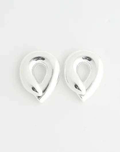 Thick Statement Earring in Silver | Glassons AU | Glassons (Australia)