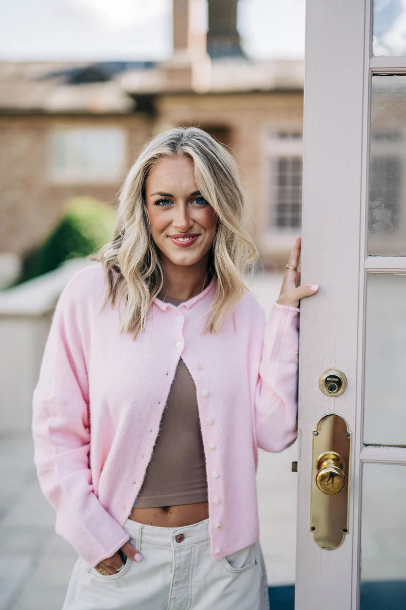 Piper Cardigan - Baby Pink | cocolillys