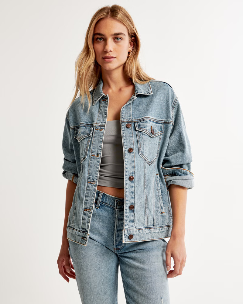 Denim Trucker Jacket | Abercrombie & Fitch (US)