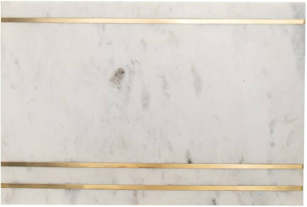 Challah Cutting Carving Board Judaica Marble by Godinger - Brass | Amazon (US)