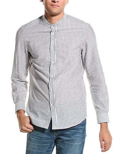 Easy Fit Linen-Blend Shirt | Gilt & Gilt City