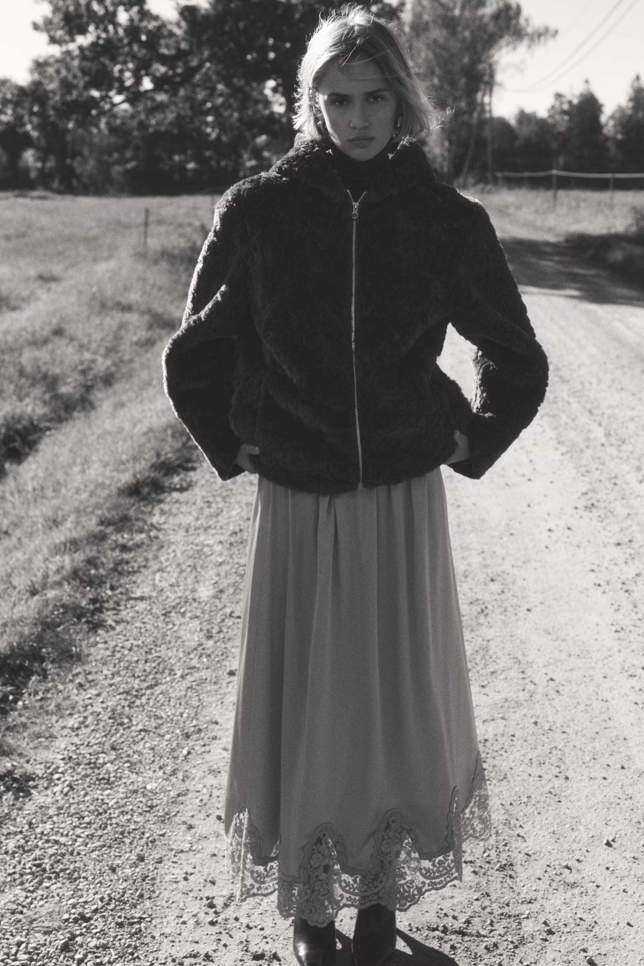 Hooded Teddy Fleece Jacket | H&M (US + CA)