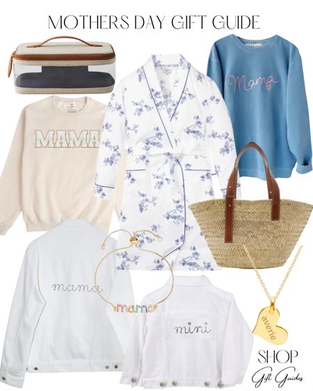 Mother’s Day Gift guide! 

Mama necklace, mama jewelry, mama and mini jean jackets, travel paravel makeup case, Mother’s Day robe, mama sweatshirt, beach bag 

#LTKGiftGuide #LTKstyletip #LTKFind