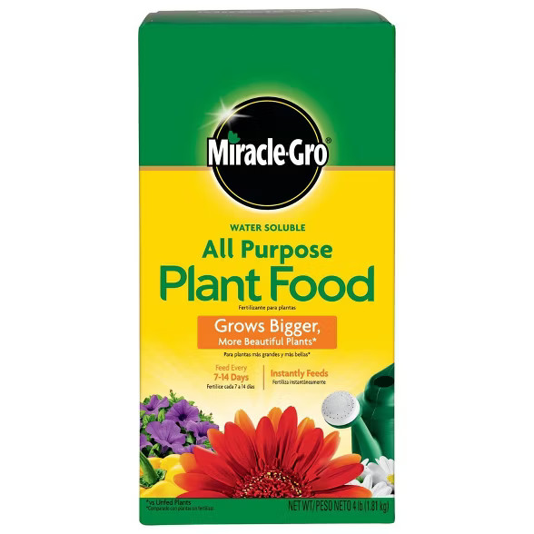 Miracle-Gro Water Soluble All Purpose Plant Food 4lb | Target