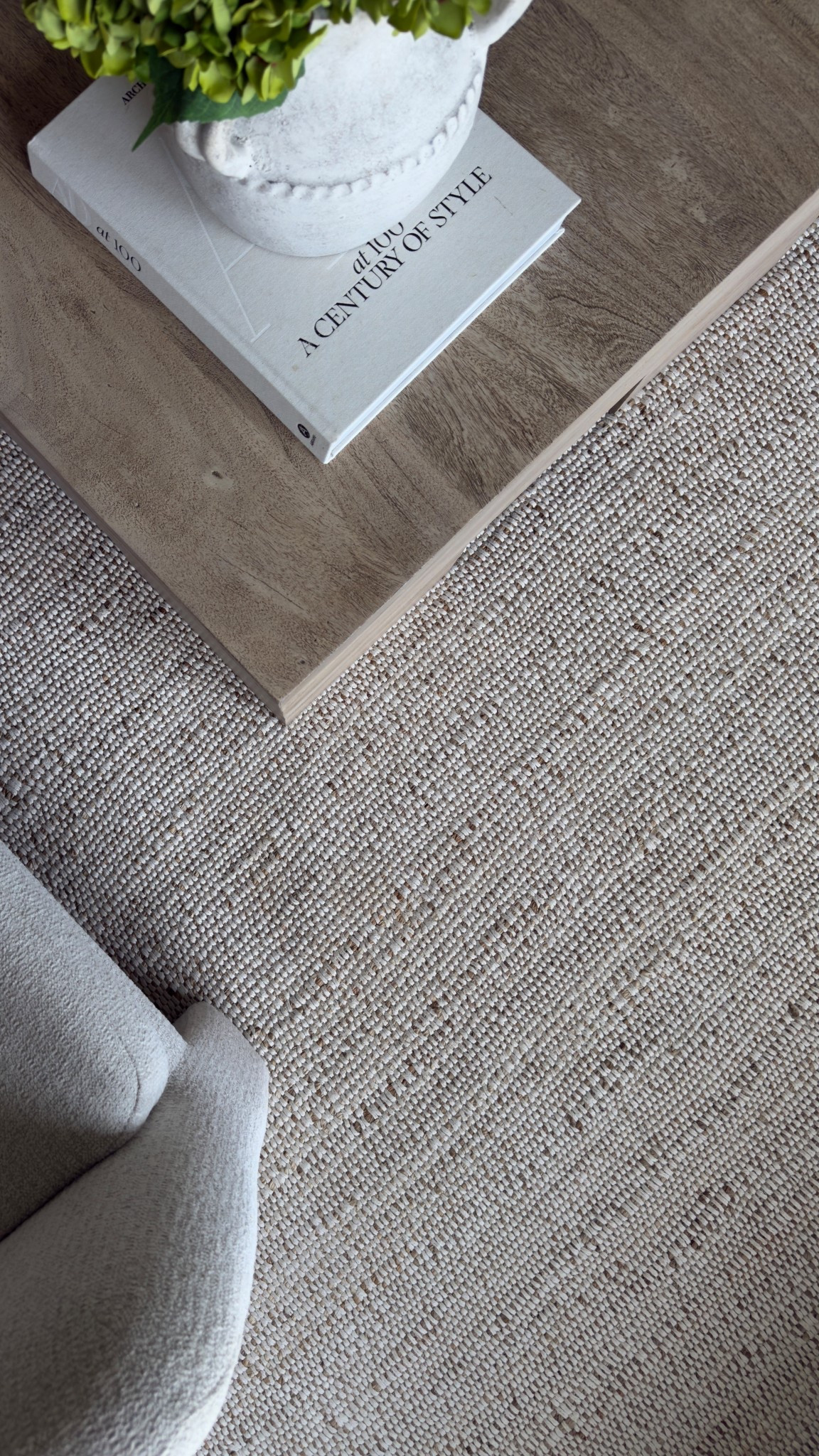 Cotten blend jute rug on sale. Non shed. 

#LTKHome #LTKU #LTKSaleAlert