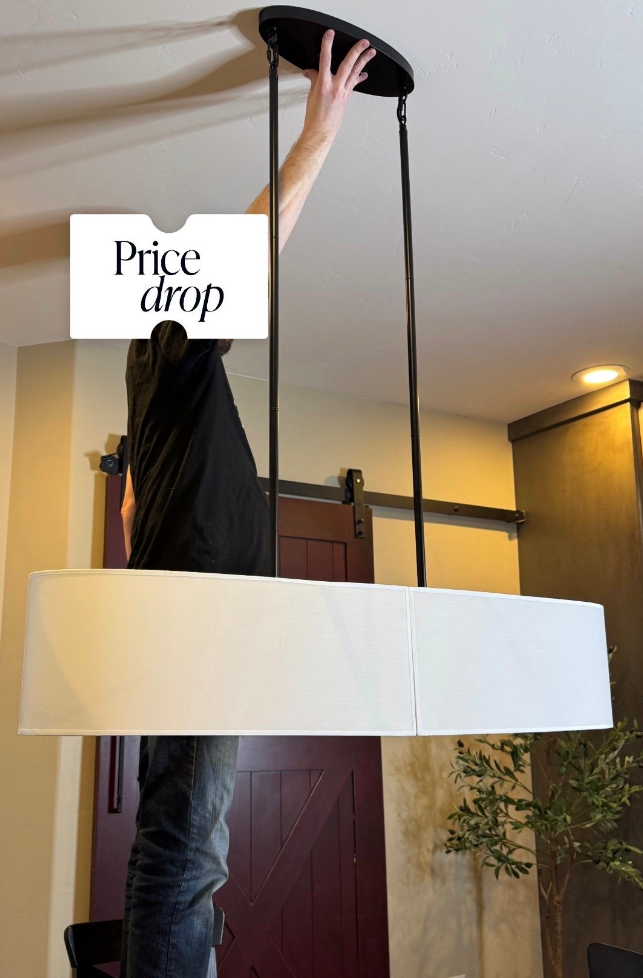 69% Off 🔥 Save $386.99! The perfect statement light for dining rooms, kitchen islands, & living spaces. Gold or Black • Adjustable height. 🤩 Olive tree linked too. 💞

#LTKHome #LTKOver40

#LTKSaleAlert